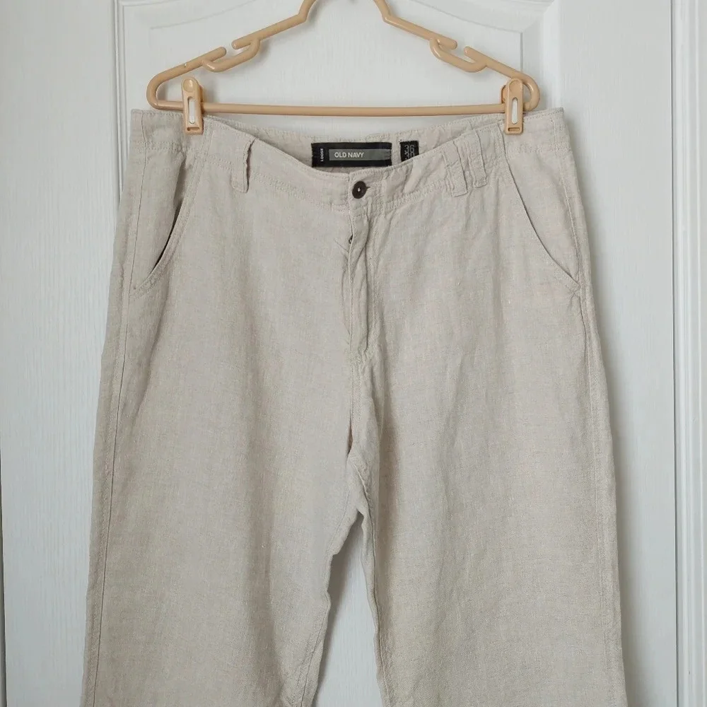 Old Navy Wide Leg Linen Pants Size‎ 36
